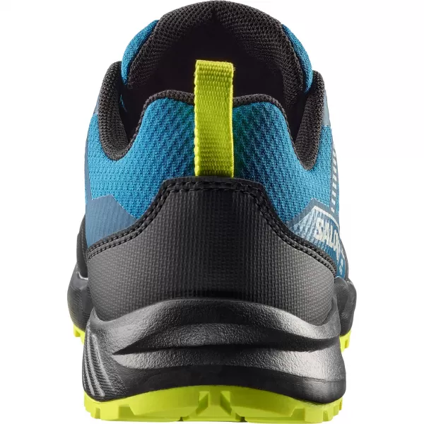  Detské topánky SALOMON OUTSCAPE WATERPROOF L49212500 MYKONOS BLUE/BLACK/ACID LIME 