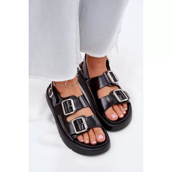  Dámske sandále BIG STAR SHOES RR274662 BLACK 