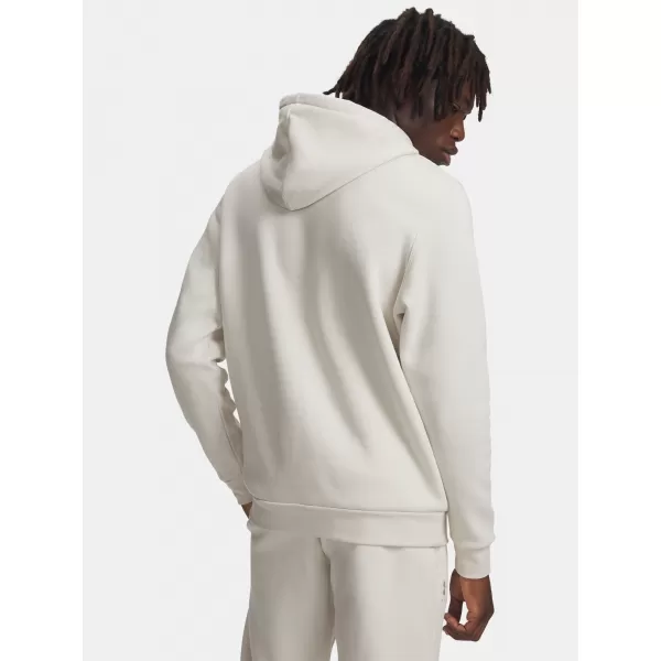  Pánska mikina UNDER ARMOUR ICON FLEECE HOODIE 1373880-110 BIELA 