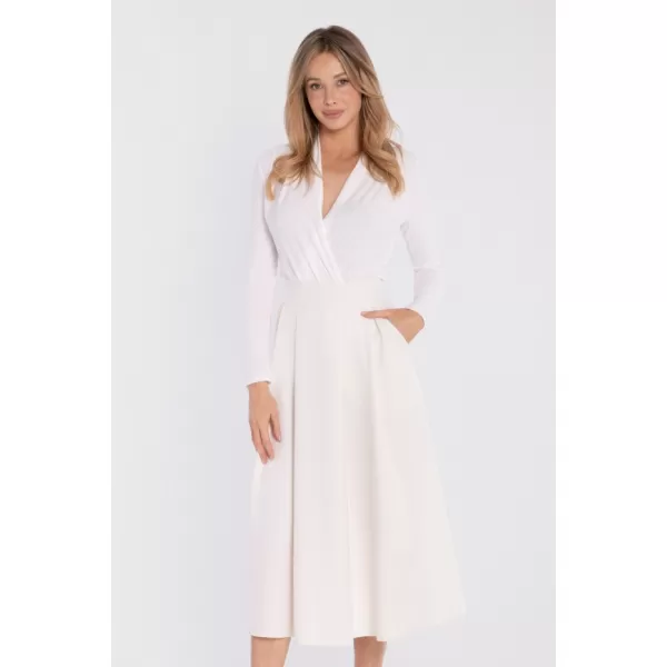  Dámska sukňa STYLOVE S430 CREAM 
