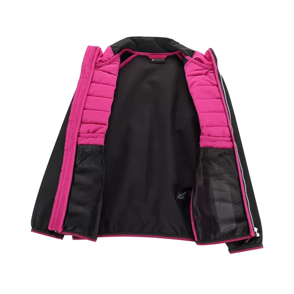  Detská bunda ALPINE PRO GERLO FUCHSIA RED 