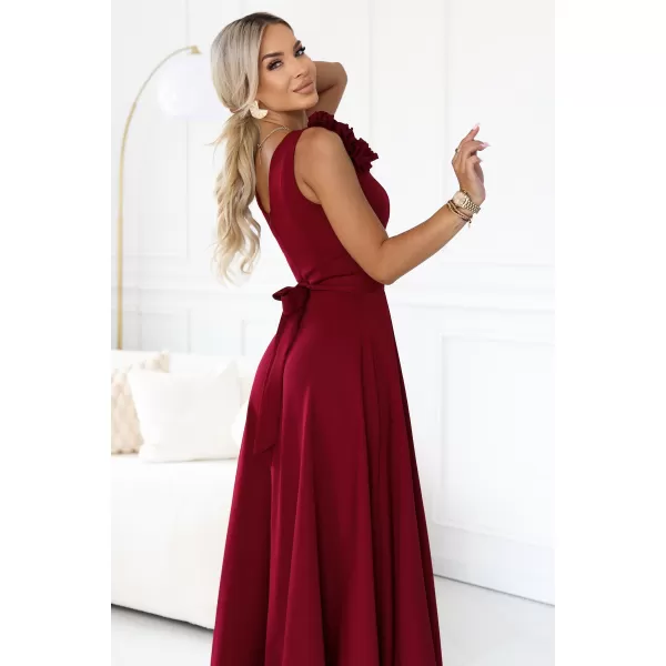  Dámske šaty NUMOCO 643-9 BORDOVÁ 