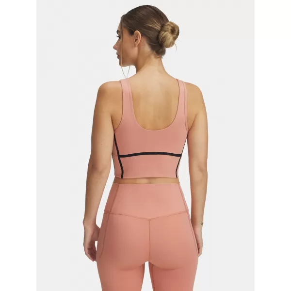  Dámske tielko UNDER ARMOUR MERIDIAN PIPED CROP TANK 6003529-696 RUŽOVÁ 