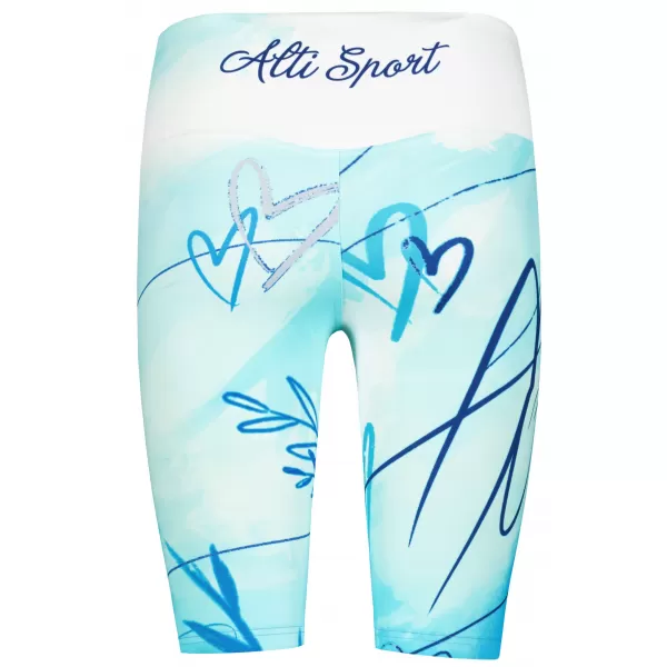  Dámske legíny nad kolená premium (nové veľkosti) ALTISPORT VOJ/ALW083LEG06 BIELOMODRÁ 