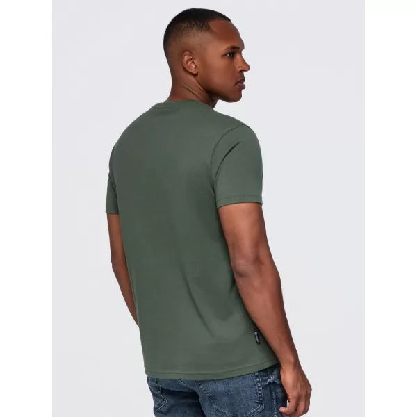  Pánske tričko OMBRE OM-TSCT-0305 DARK OLIVE 