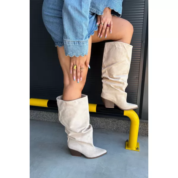  Dámske čižmy BOTO 2580A-1 BEIGE 
