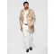 Pánsky kabát OMBRE OM-COLC-0146 BEIGE