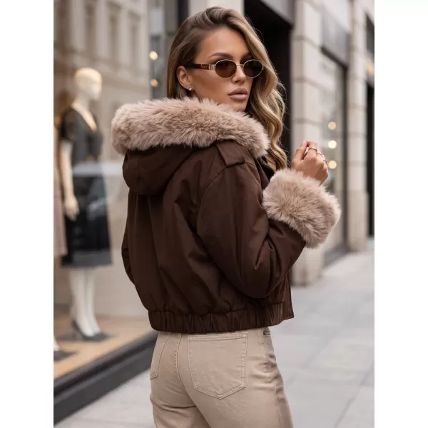  Dámska bunda DSTREET TY5836 HNEDÁ 