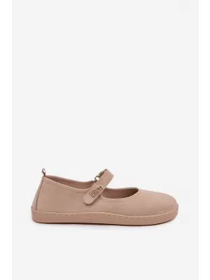 Dámske baleríny ZAZOO 10206 BEIGE