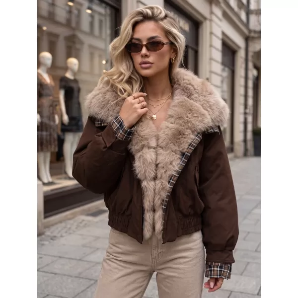  Dámska bunda DSTREET TY5839 HNEDÁ 