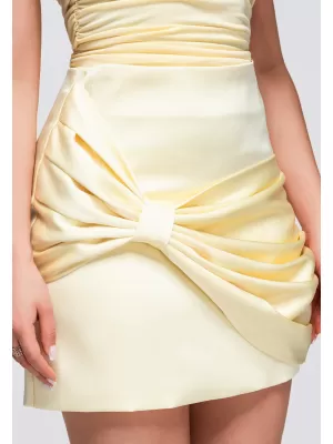Dámska sukňa OMBRE OW-GL-E0007 YELLOW
