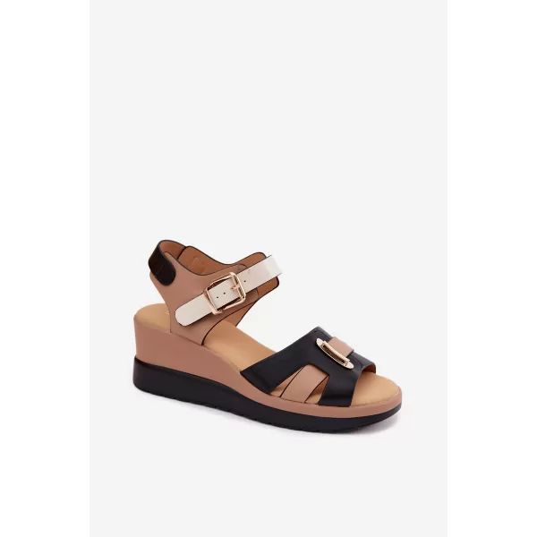  Dámske sandále ARTIKER 58C0316 BLACK/BEIGE 