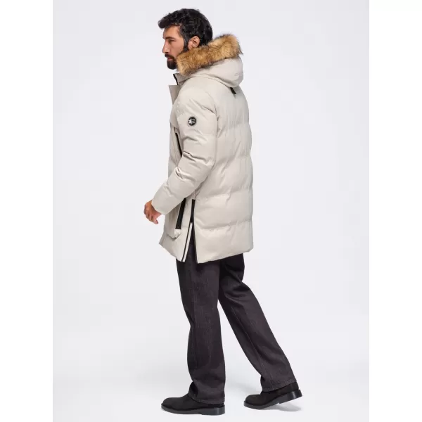  Pánska parka OMBRE OM-JALJ-0310 CREAM 