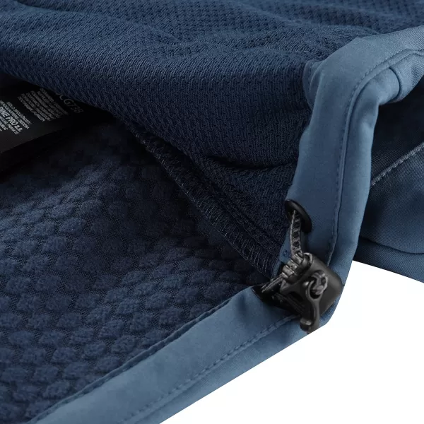  Pánska softshellová bunda ALPINE PRO HOOR 2 DK.METAL BLUE 
