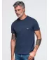 Pánske tričko OMBRE OM-TSCT-0305 NAVY BLUE