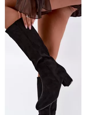 Dámske čižmy S.BARSKI HY62-8131 BLACK