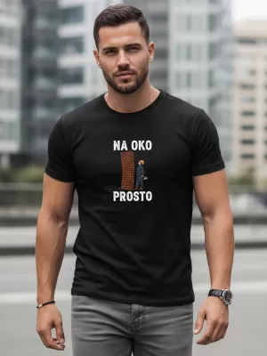 Pánske tričko DSTREET NX0107R-BK ČIERNA