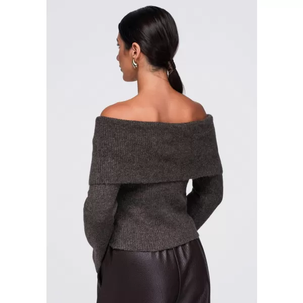  Dámsky sveter OMBRE OW-SW-E0011 BROWN 