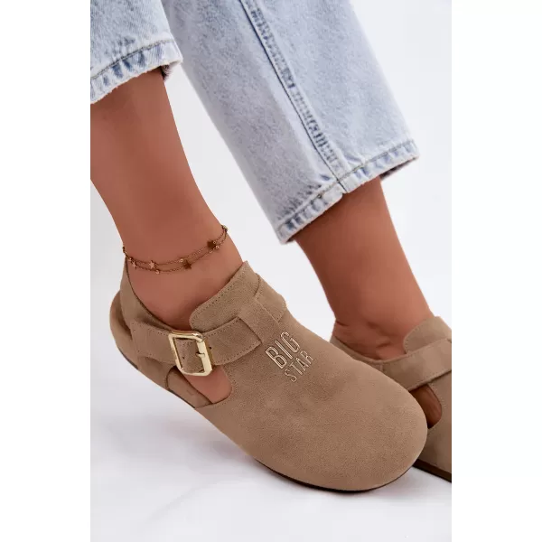  Dámske sandále BIG STAR SHOES TT274542 BEIGE 