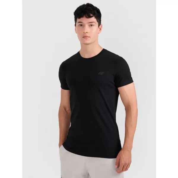  Pánske tričko 4F RMM00TTSHM3248 DEEP BLACK 
