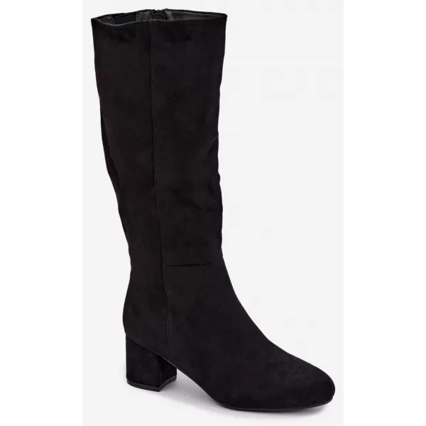  Dámske čižmy S.BARSKI HY62-8131 BLACK 