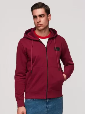 Pánska mikina OMBRE OM-SSZP-0256 RED