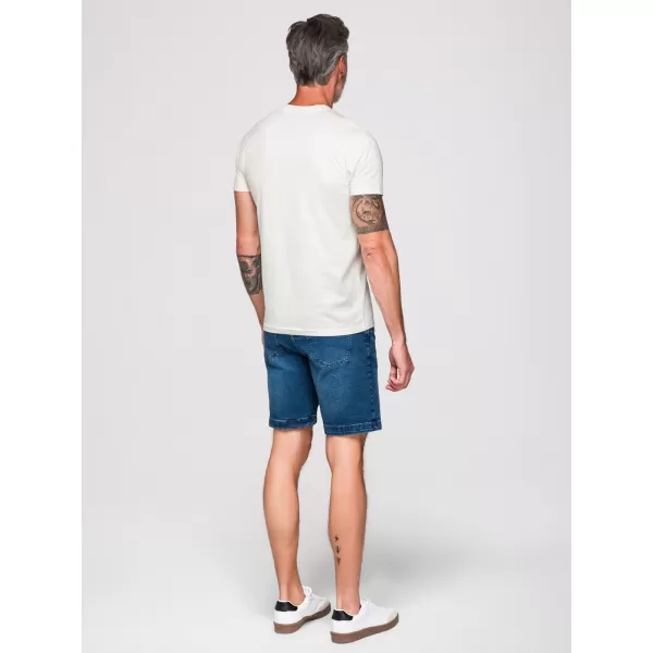  Pánske tričko OMBRE OM-TSPT-0259 WHITE 
