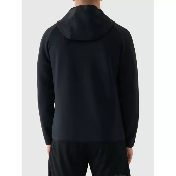  Pánska funkčná mikina 4F WMM00TFSWM654 DEEP BLACK 