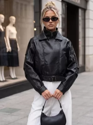 Dámska bunda DSTREET TY5844 ČIERNA