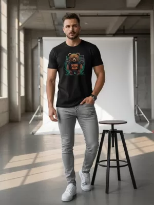 Pánske tričko DSTREET NX048R ČIERNA