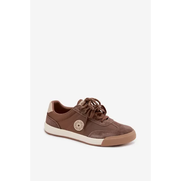  Dámske tenisky BIG STAR SHOES UU274002 BROWN/BEIGE 