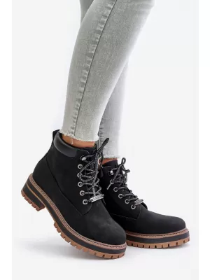Dámske členkové topánky BIG STAR SHOES OO274A290 BLACK