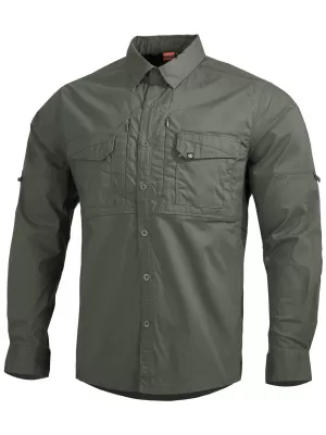 Pánska košeľa PENTAGON PLATO SHIRT K02019 CAMO GREEN