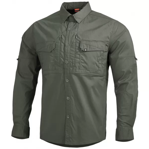  Pánska košeľa PENTAGON PLATO SHIRT K02019 CAMO GREEN 