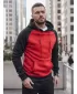 Pánska mikina DSTREET BX5491 ČERVENÁ