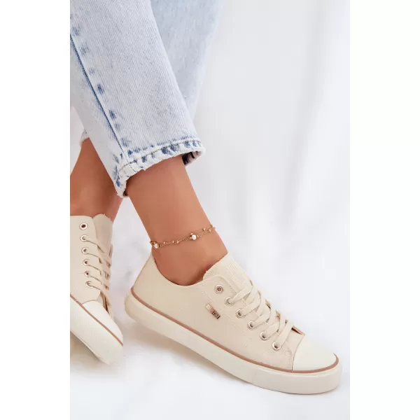  Dámske tenisky BIG STAR SHOES TT274773 BEIGE 