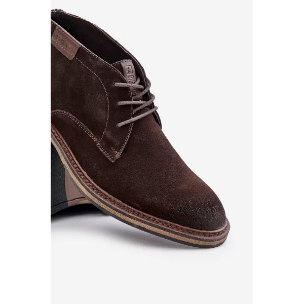  Pánske topánky BIG STAR SHOES OO174145 BROWN/BEIGE 