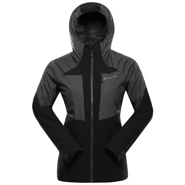  Dámska outdoorová bunda ALPINE PRO TEMUNA BLACK 