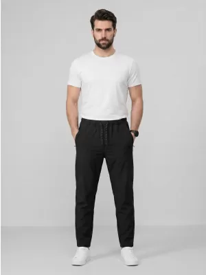 Pánske nohavice 4F WMM00TTROM1675 DEEP BLACK
