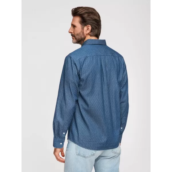  Pánska košeľa OMBRE K702 BLUE 