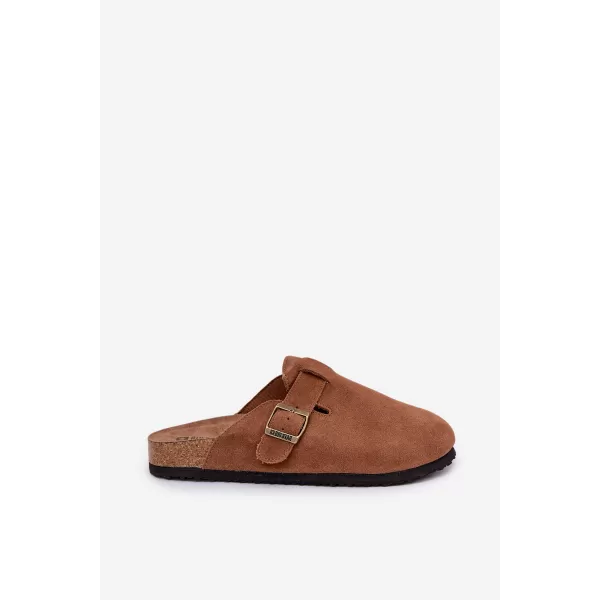  Dámske šľapky BIG STAR SHOES RR274A387 BROWN/BEIGE 