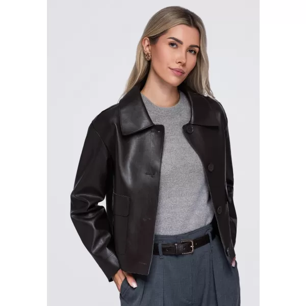  Dámska bunda OMBRE OW-JT-E0005 BROWN 
