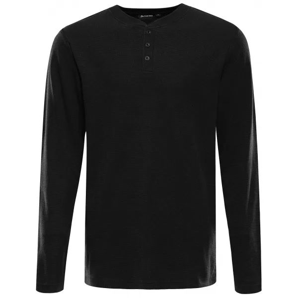  Pánske tričko ALPINE PRO THERMAL BLACK 