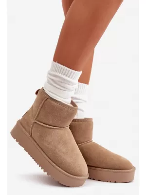 Dámske snehule BOTO NN605 KHAKI