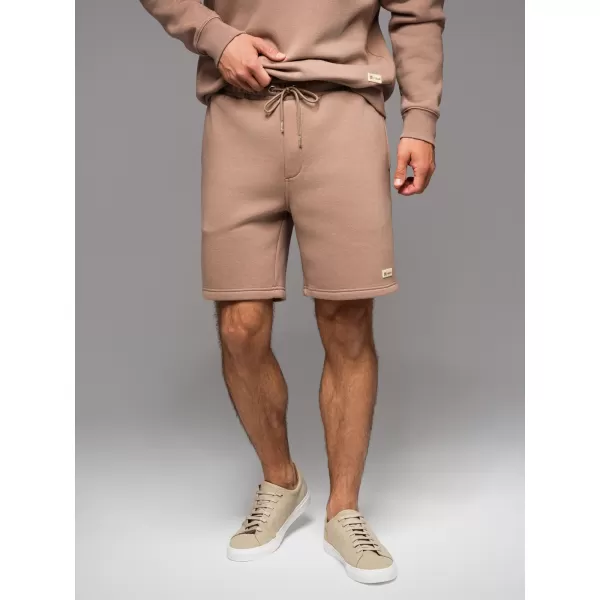  Pánsky set kraťas OMBRE Z129 CREAM/LIGHT BROWN 