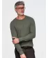 Pánsky sveter OMBRE OM-SWSW-0119 OLIVE