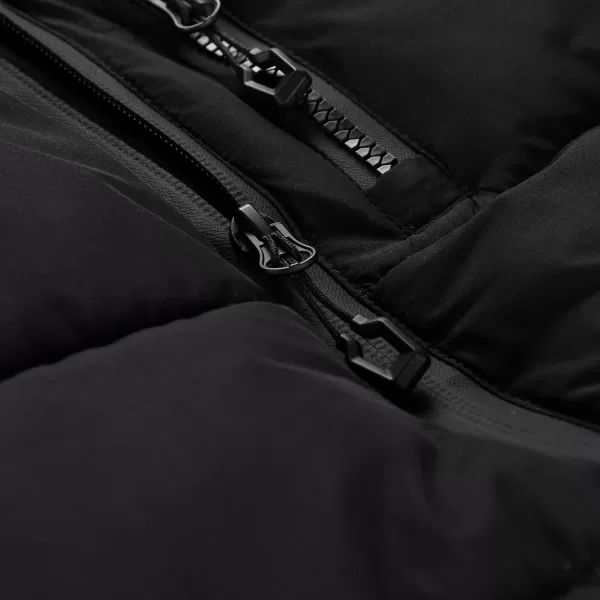  Pánsky zimný kabát ALPINE PRO PUER BLACK 