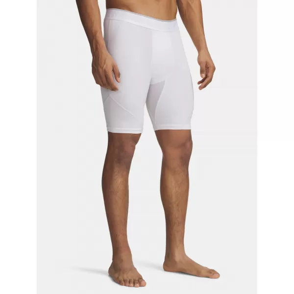  Pánske kraťasy UNDER ARMOUR HG ELITE LONG SHORTS 6015388-100 BIELA 