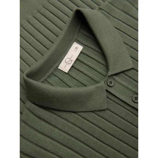  Pánske polo tričko OMBRE OM-POSS-0180 OLIVE 