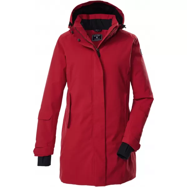  Dámska parka KILLTEC KOW 20 ČERVENÁ 